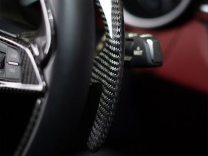  Alfa Romeo Stelvio Paddle Shifter Covers - Carbon Fiber